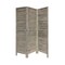 Screen Gems Modern Foldable Indoor 3 Panel Shutter Screen Room Divider